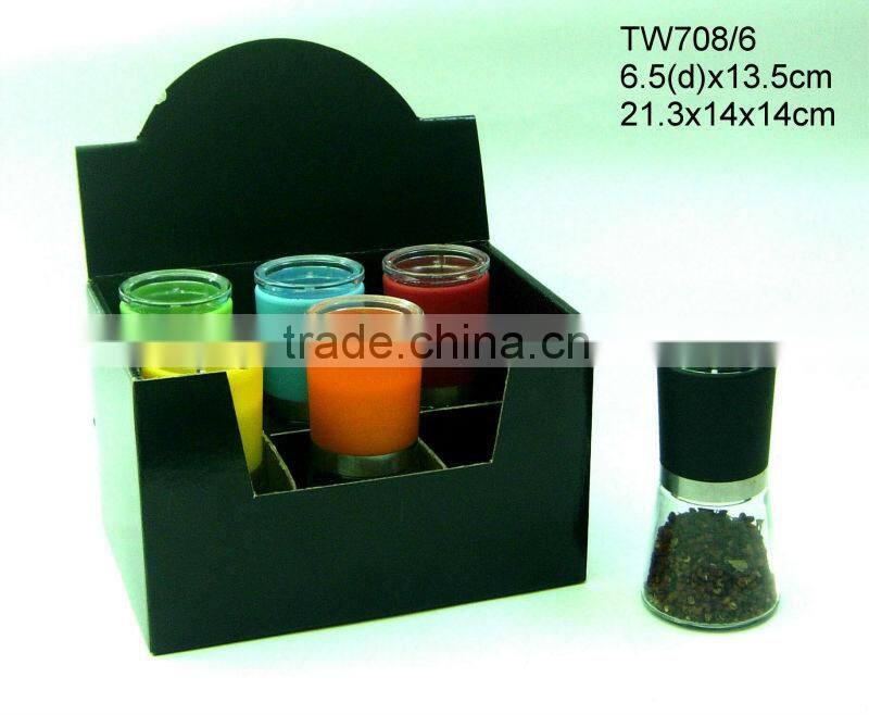Spice grinder with glass jar (TW637T3)