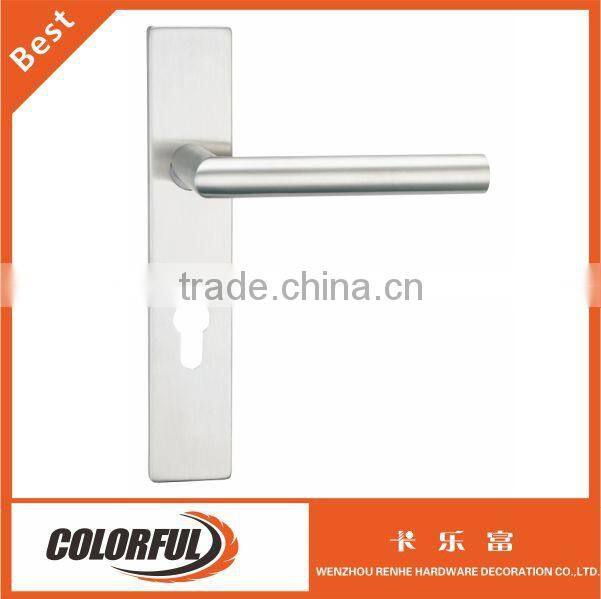 door handles on plate exit door