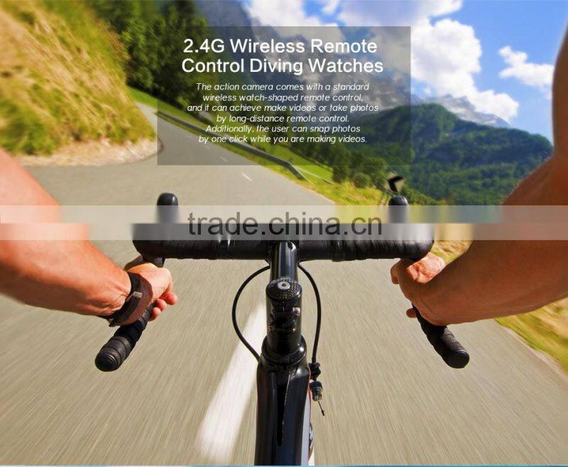 SOOCOO S60 WIFI Underwater Action Sports Cameras 2.4G Remote Control 170 Degree Wide-angle Lens(1*USB Cable 1*Camera Box)