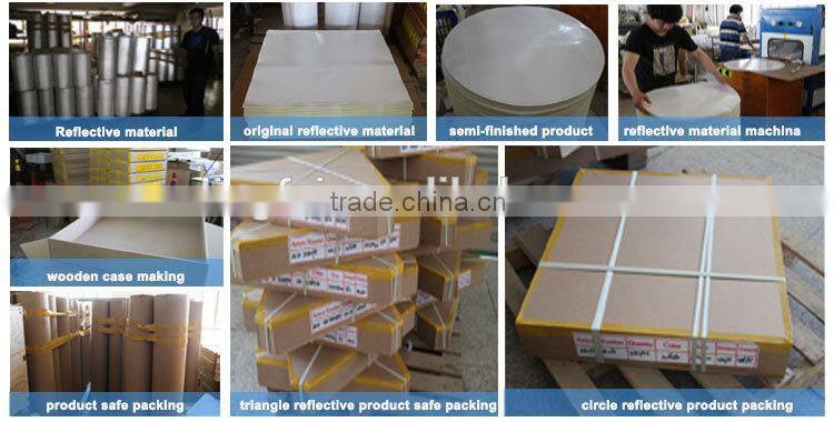 Reflective adhesive No entry traffic sign