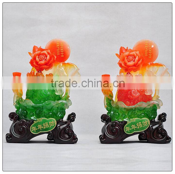 Jade color Money frog feng shui statue ,Large size money frog