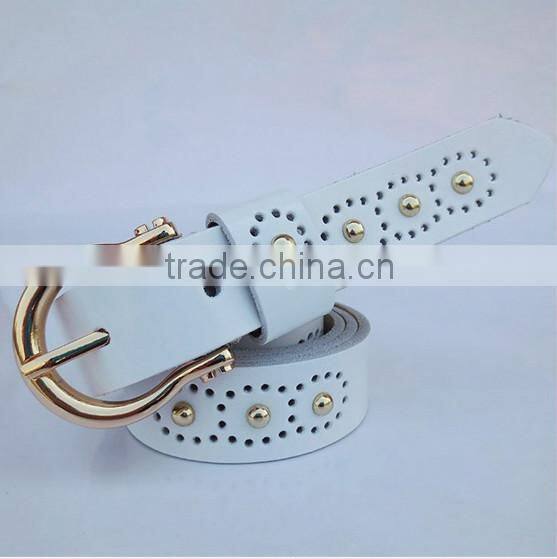 2015 OEM design women fashion leather belt