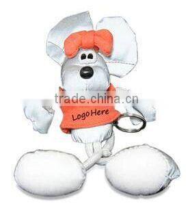 NEW DESIGN Christmas stuffed reflective toy plush reflective elk toy/reflective toy reflective keychain