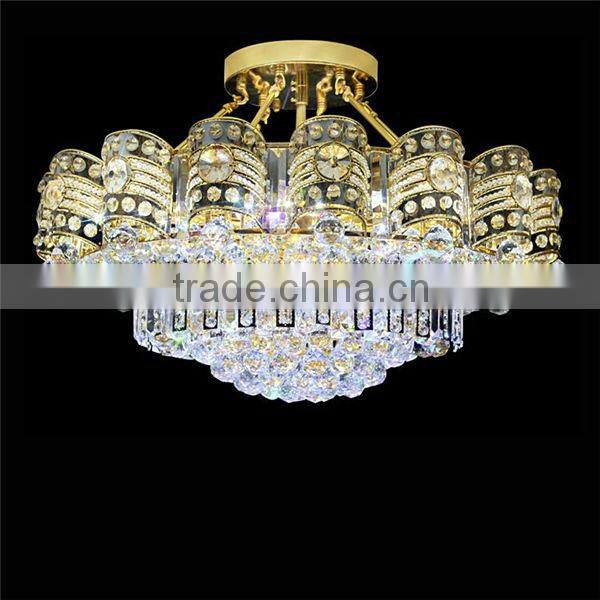 2016 New Hot Sale Round Modern Crystal led Ceiling Lamp for office