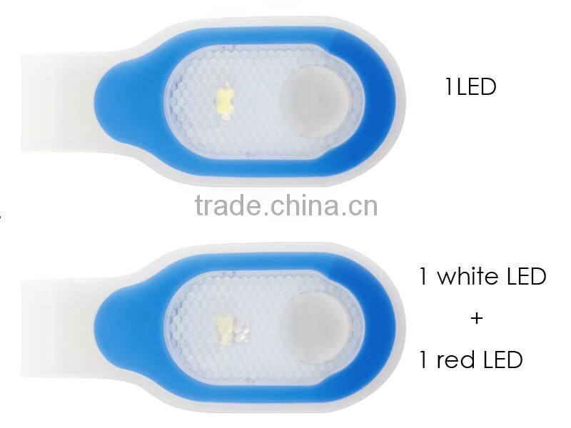 2* Button Battery Power Supply LED Collar Clip Light