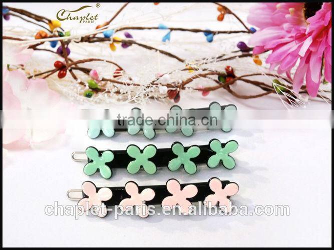 four little flowers hairpin