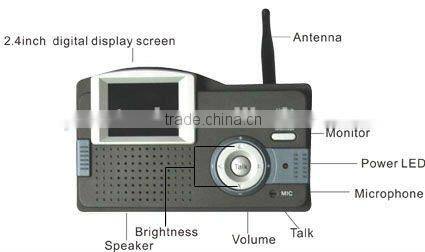 2.4'' Home Digital Video door phone