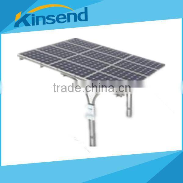 Easy-installation strong anti wind ground mounting system for carport