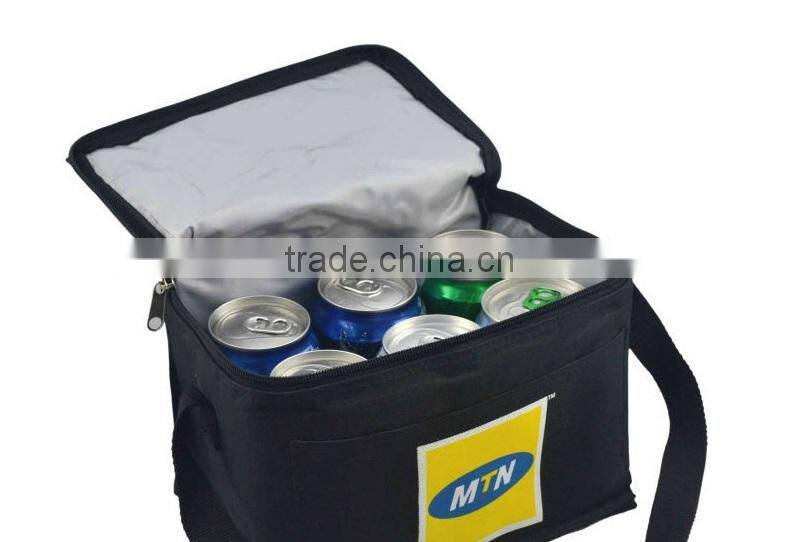 simple design practical 6 pack cooler bag, insulated beer cooler bag,beer bottle cooler bag