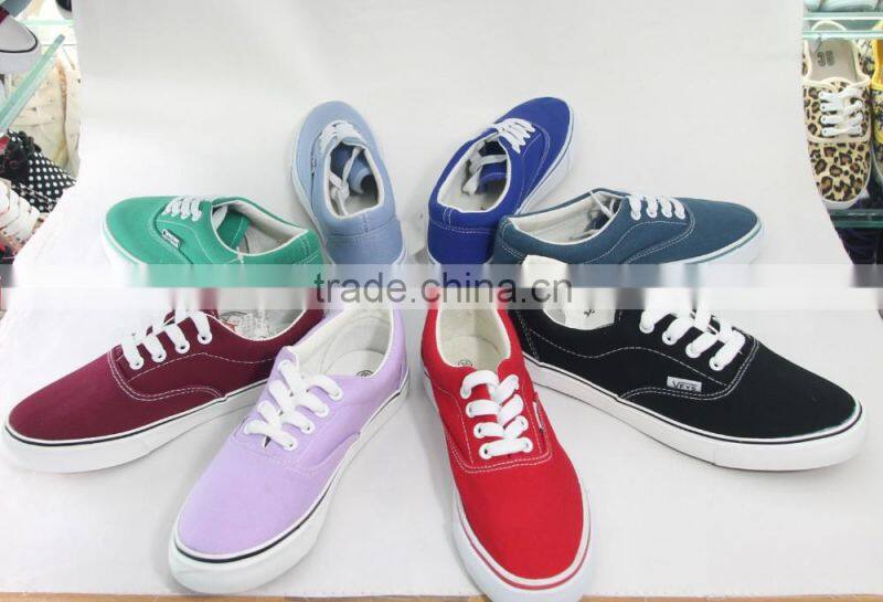 2016 Factory Direct Wholesale Cheap Fashion Style Vulcanized Canvas Shoes