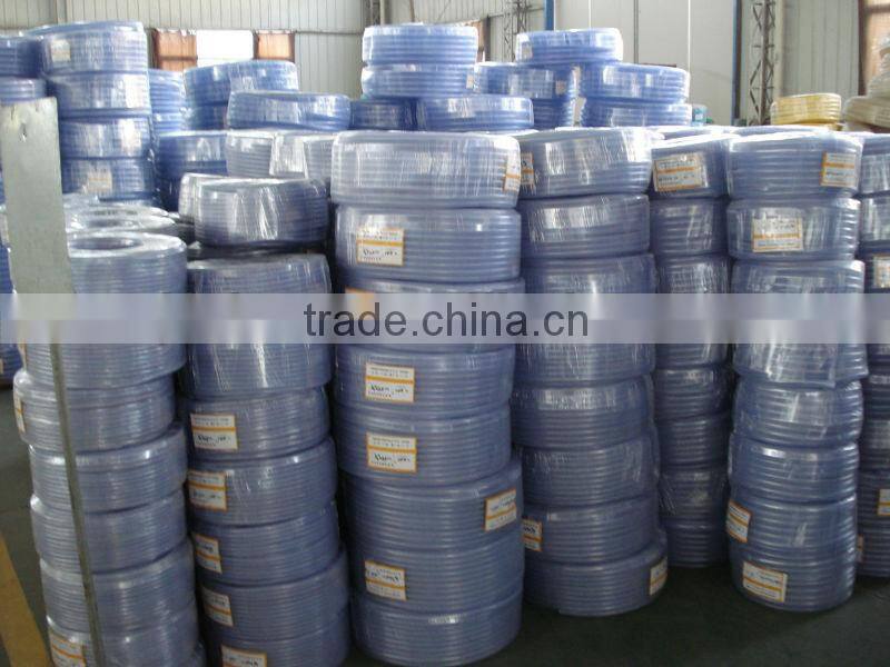 China Supplier 1/2" 3/4" 1" 2" Flexible Garden PVC braided hose for construction