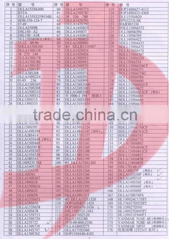 DIESEL INJECTOR NOZZLE DLL150S1001CF FIAT