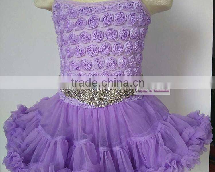 rhinestone applique tulle fabric neckline applique wedding belt