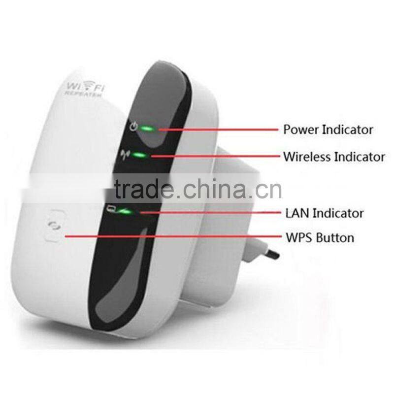 Network Routers 300Mbps 802.11 Wifi Repeater Wireless-N AP Range Signal Extender Booster EU Plug wi fi