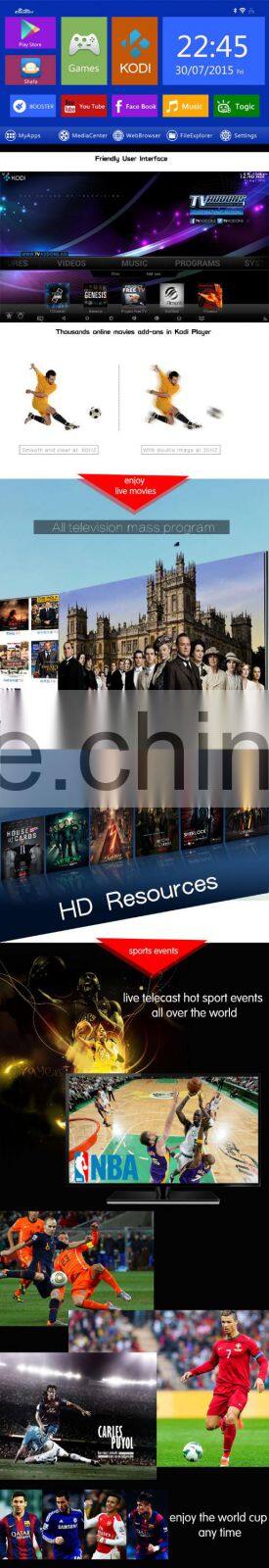 CR13 Plus RK3368 Android Set Top Box with Skype and Camera Manufacture Price