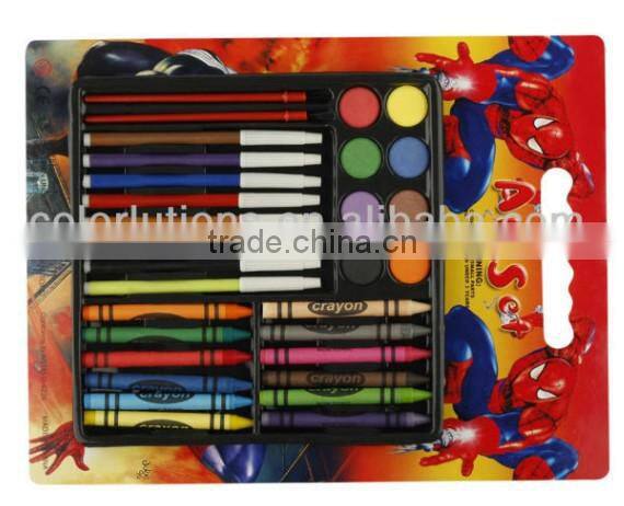 8color water color painting with 8color cayons