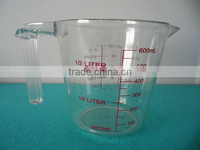 600ML transparent plastic Digital measuring cup scale