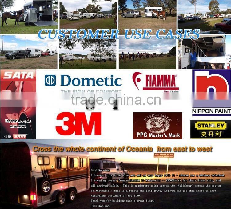 From Standard-Trailer Deluxe classic double horse load float