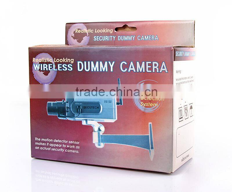 Fake Camera Dummy LED Surveillance Security Bullet Camera
