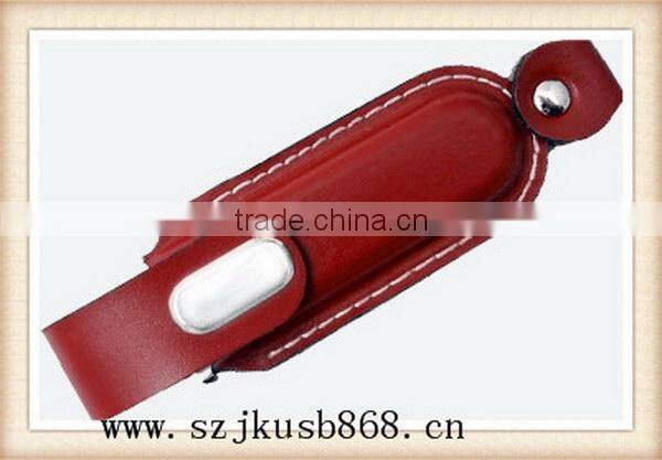 Discount qualified oem leather usb memory stick