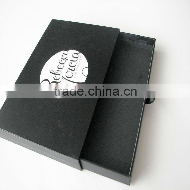 luxury elegant brown packing box for T-shirt design wholesale boxes