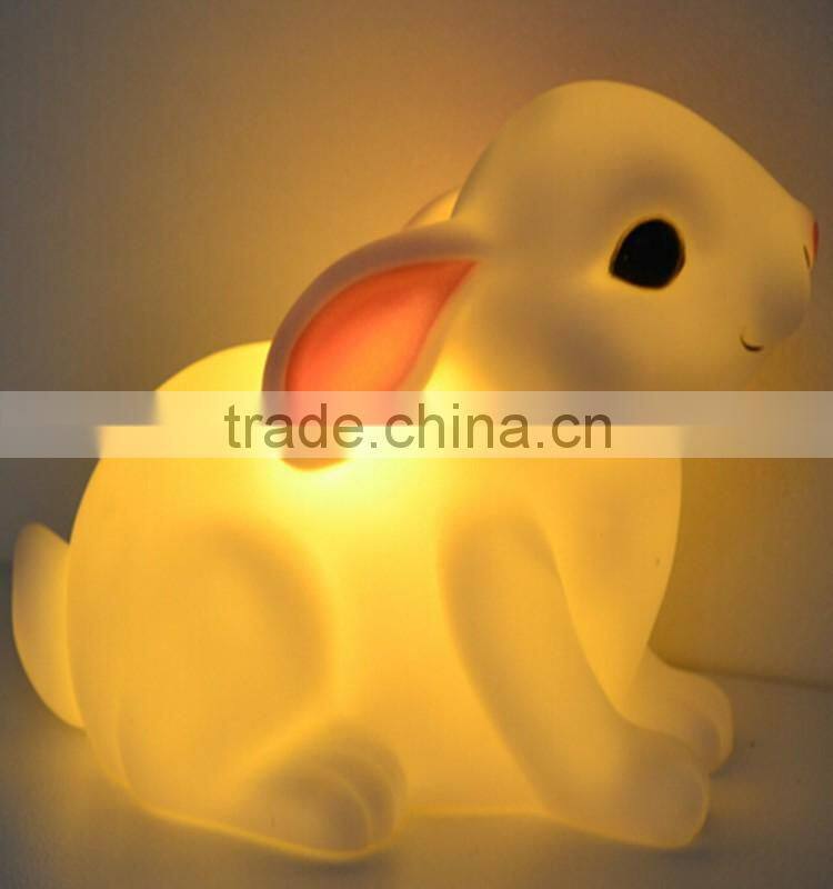 Plastic animated christmas rabbit lights