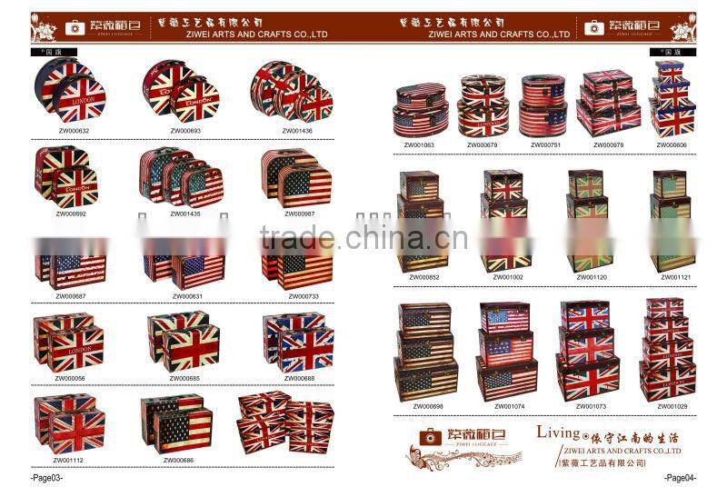 2014 new design MDF canvas box on stock catalog