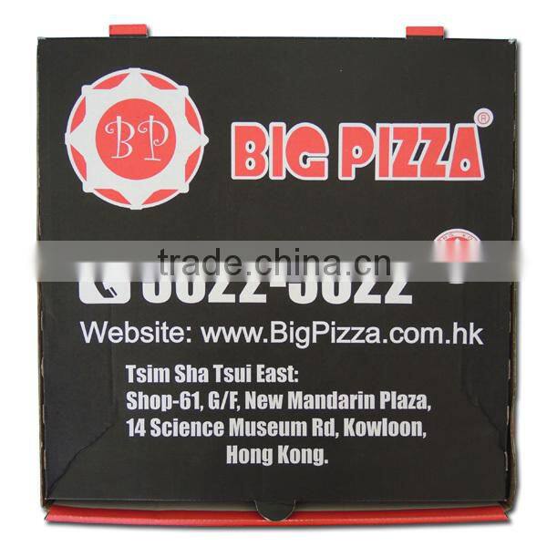 hot sale white Kraft delivery pizza box
