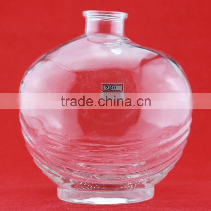 High reach ball shape wine bottles jar shape liquor bottle Clown shape 1 litter bottles