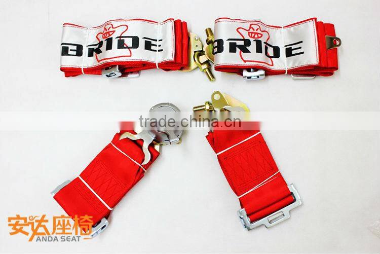 Bride safety seat belt Quick Release 4 points