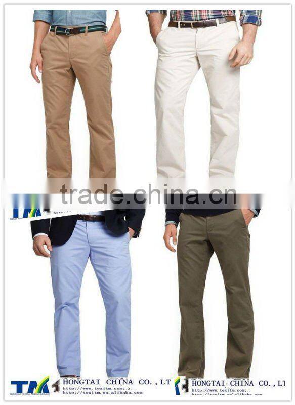 Various types of trousers
