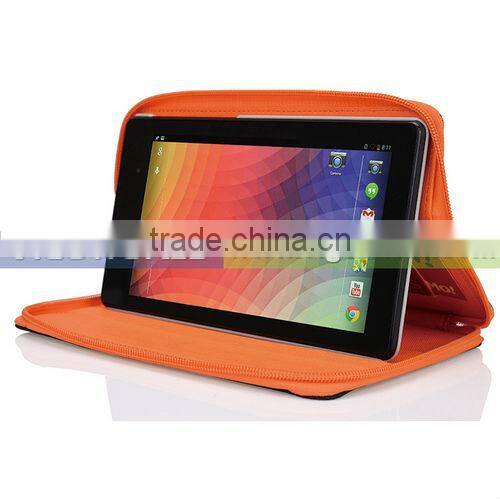 Brik series-Unique design zipper case for new 7" tablet from Google/Kindle fire HD/ general 7" tablet, for wholesale and OEM