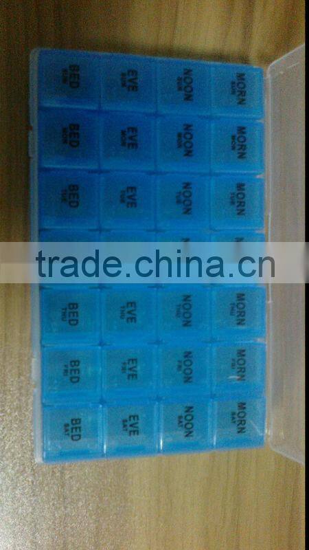 28compartments PP pill storage cases