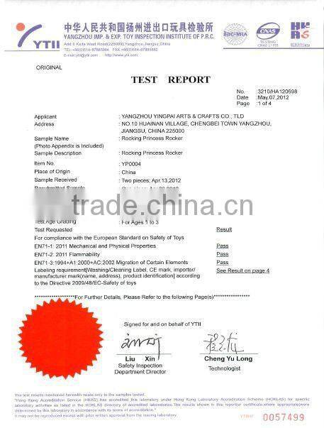 Plush pink elephant cheap rocking horse