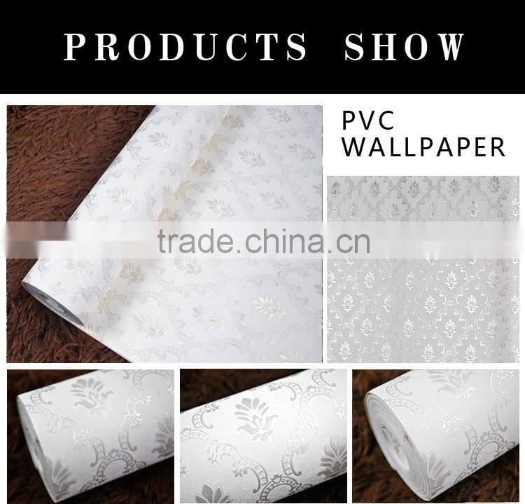 2016 new pvc wallpaper with beautiful designs