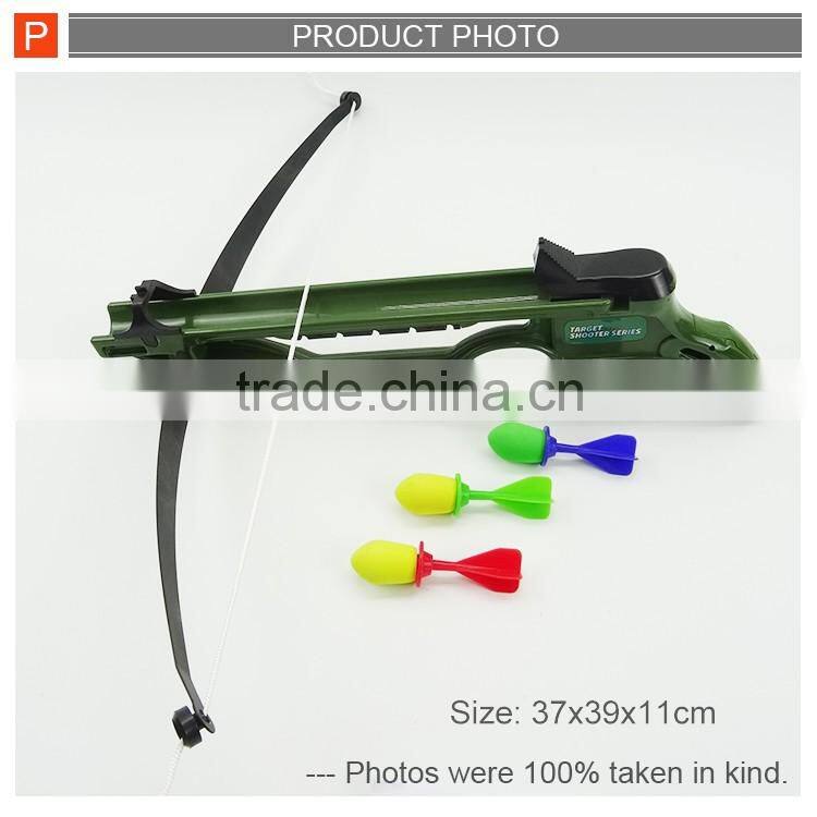 Plastic outer kids toys power target bow shooter toy