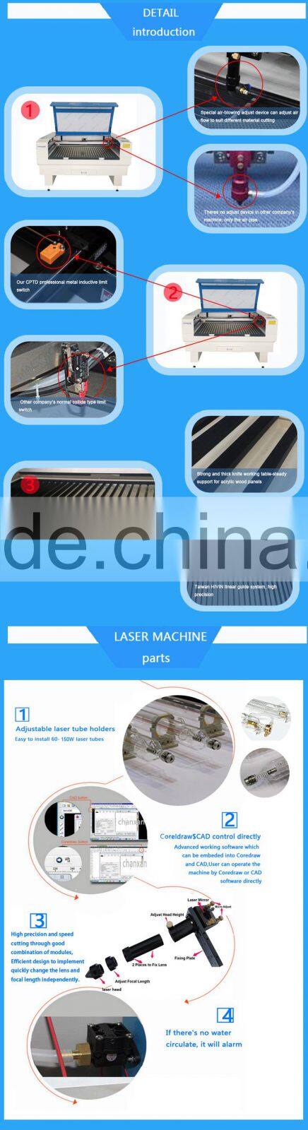 professional clothing accessories laser carving machine Skype:nancyhyy88