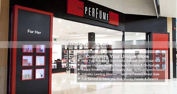 Unique professional display perfume shop interior design