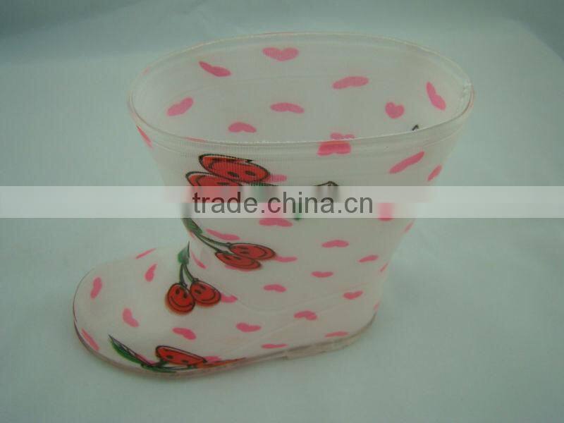 Girl PVC rain shoe