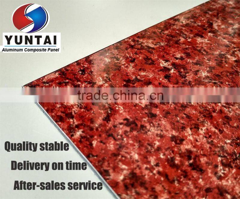 supply and install Marble like aluminum Composite Panel