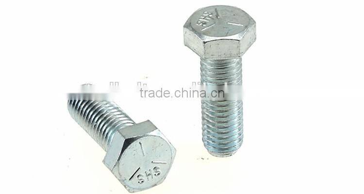 Hexagon head bolts DIN 933(full thread) Hex head bolt 12.9