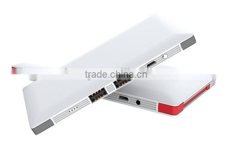 Outdoor Sport Multi-function High quality Aluminum Powerbank Aluminum power bank 10000mah for promotion