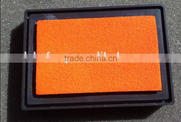 hot sell 5*7 orange plastic ink pad