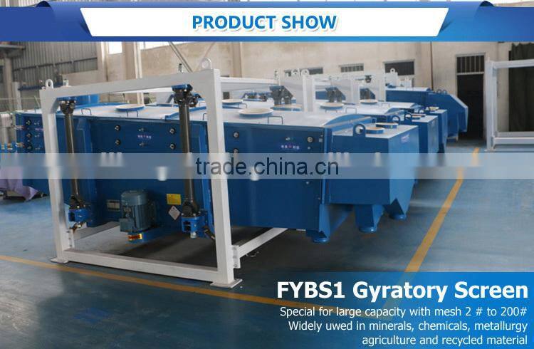 WL brand vibrating gyratory screen sieve machine for wood powder composites WPC