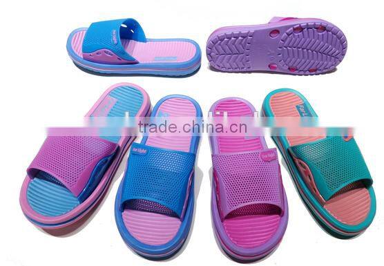 PVC upper slippers, EVA sole slippers