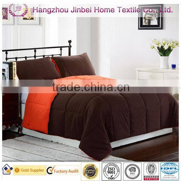 Blue-Gold Double Size Down Alternative Qulit/Microfiber Comforter Duvet /Polyester Duvet Cover