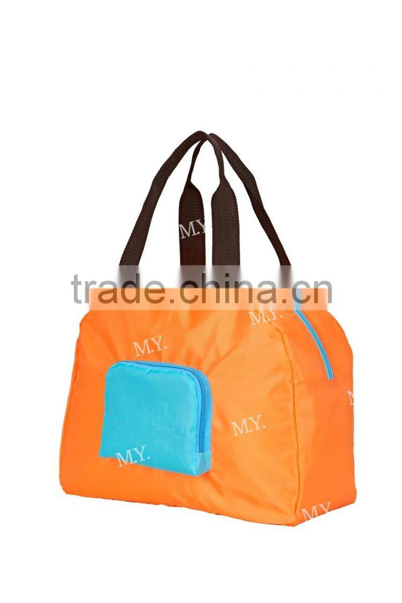 2016 Xiamen Travel Bag Organizer Weekend Travel Fabric Storage Bag Women