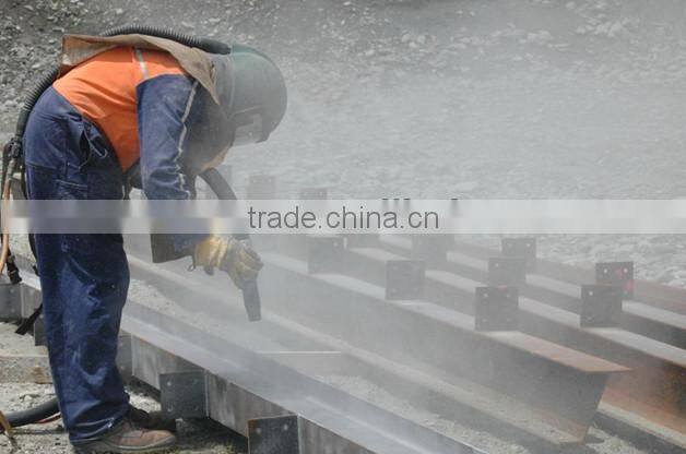Blast cleaning sandblasting abrasive for gang-saw granite cutting