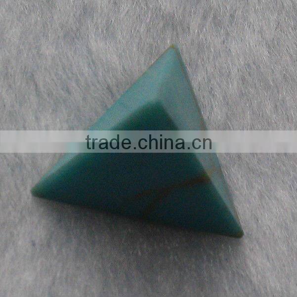 Gemstone black obsidian pyramid for home decoration