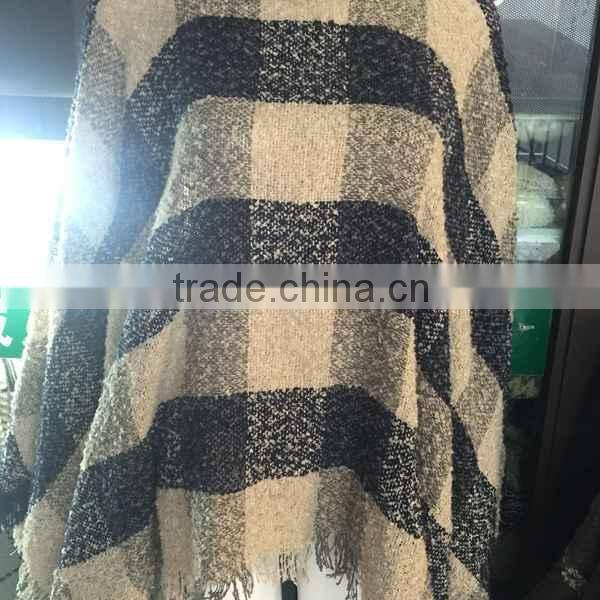 wholesale good price tartan yellow pure 100% cashmere scarf, cashmere shawl